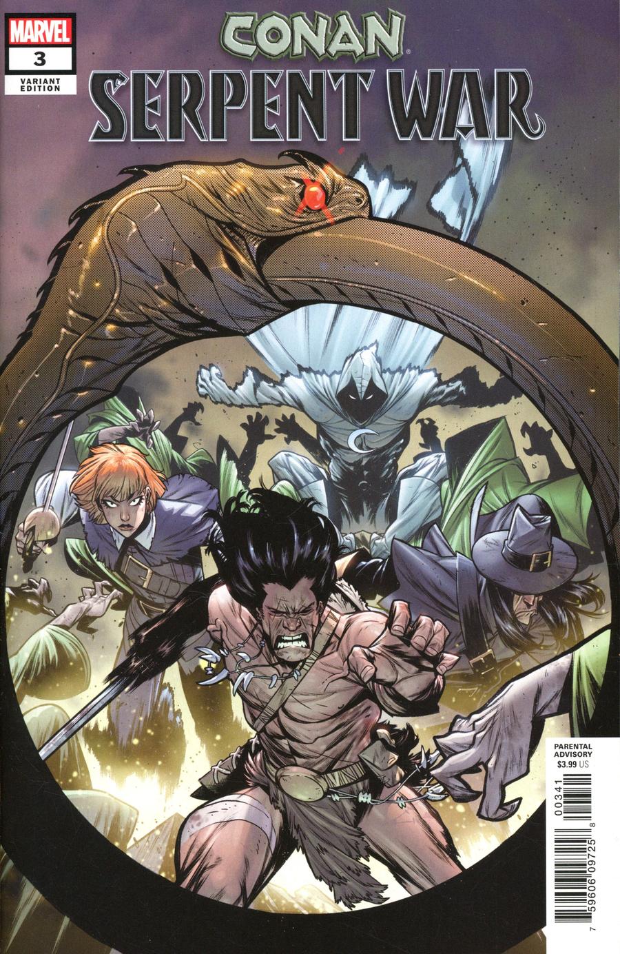 Conan Serpent War #3 Cover D Incentive Kim Jacinto Variant Cover
