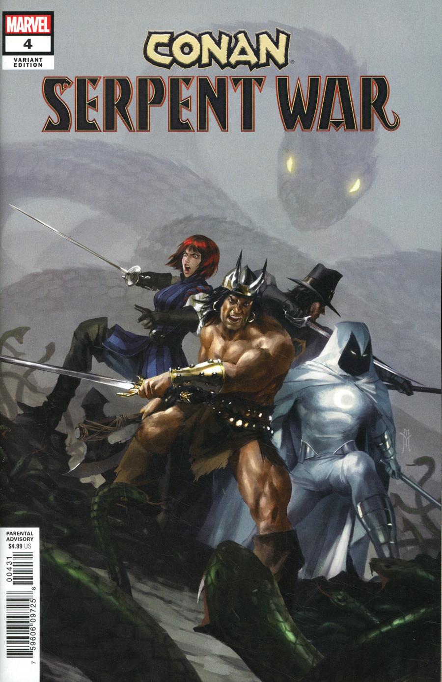 Conan Serpent War #4 Cover D Incentive Miguel Mercado Variant Cover