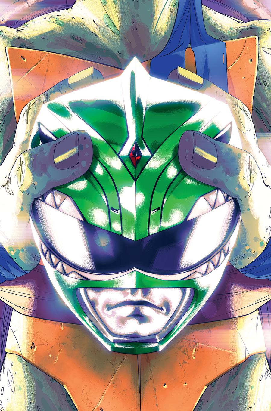 Mighty Morphin Power Rangers Teenage Mutant Ninja Turtles #2 Cover G Incentive Goni Montes Variant Cover