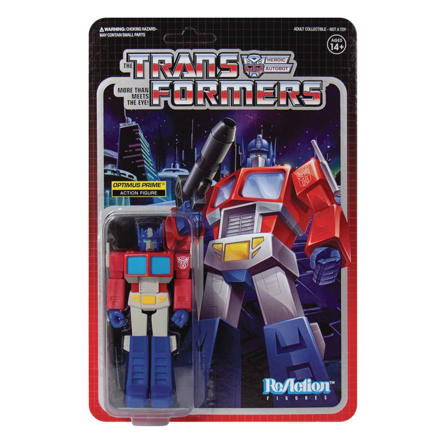 Transformers ReAction Figure - Optimus Prime