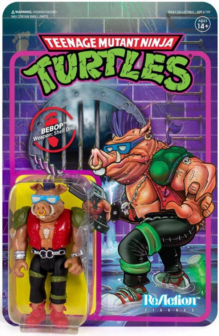 Teenage Mutant Ninja Turtles ReAction Figure - Bebop