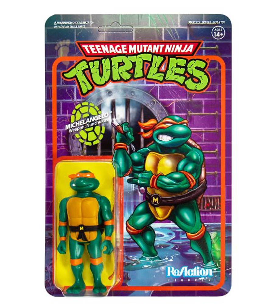 Teenage Mutant Ninja Turtles ReAction Figure - Michelangelo