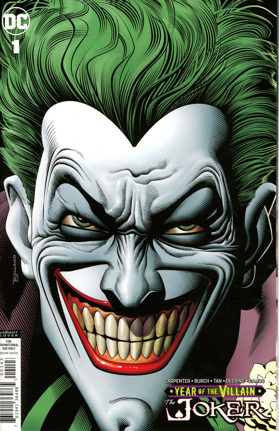 Joker Year Of The Villain #1 Cover C Variant Brian Bolland Cover