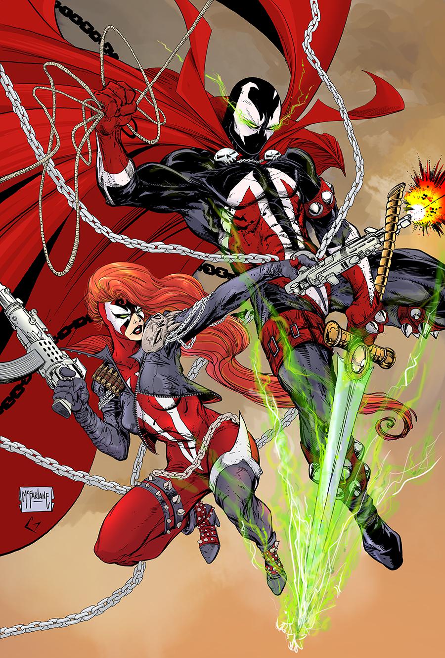 Spawn #302 Cover E Variant Todd McFarlane Virgin Cover