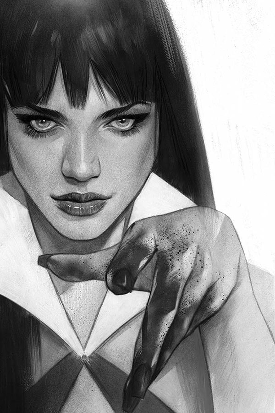 Vengeance Of Vampirella Vol 2 #2 Cover I Incentive Ben Oliver Black & White Virgin Cover