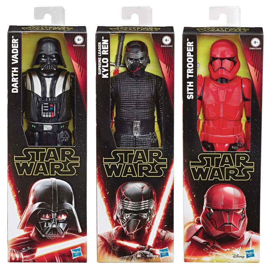 Star Wars Episode IX Rise Of Skywalker Hero Series 12-Inch Action Figure Assortment Case 201901