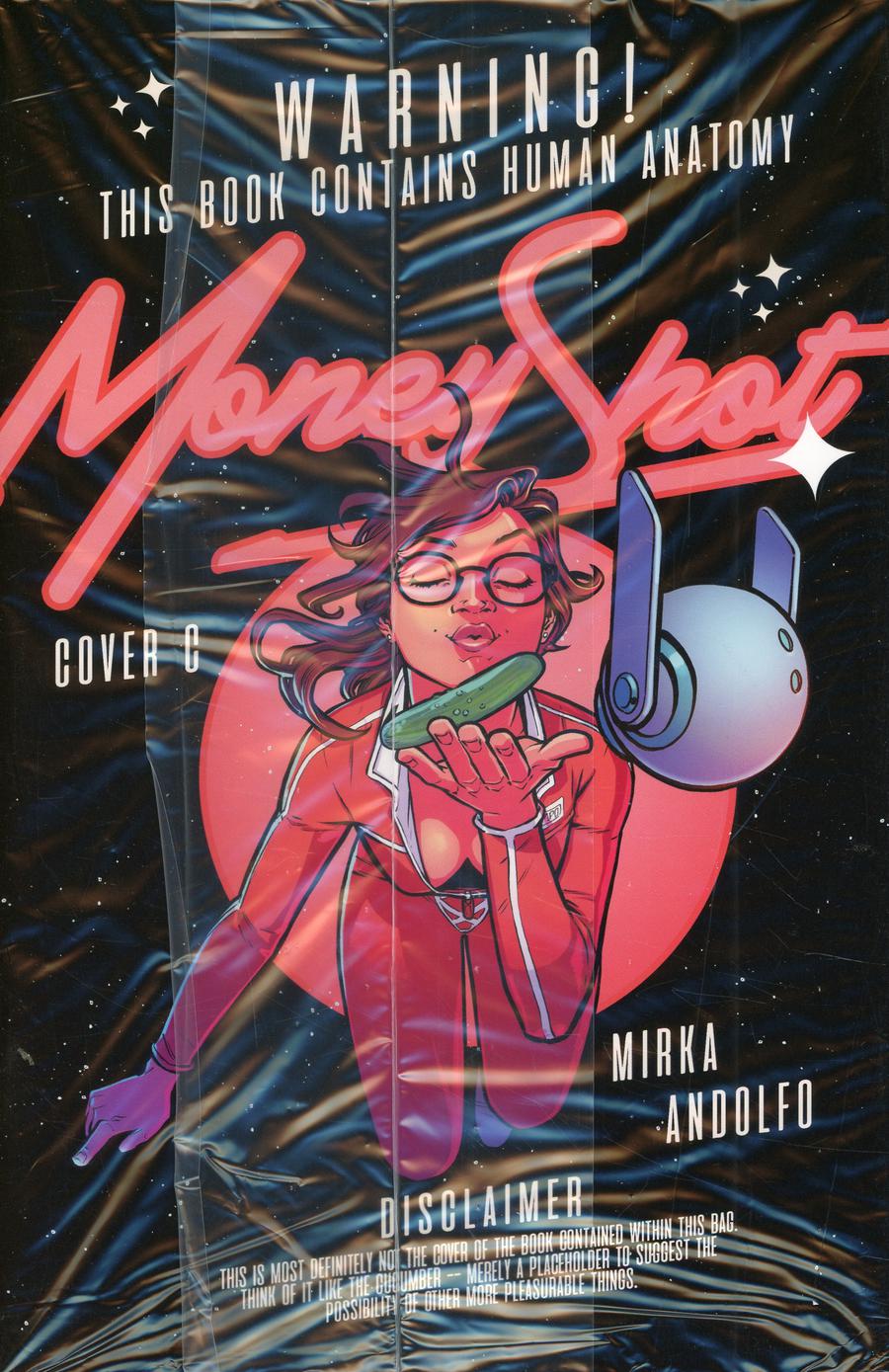 Money Shot #1 Cover E Variant Mirka Andolfo Black Bag Cover Without Polybag