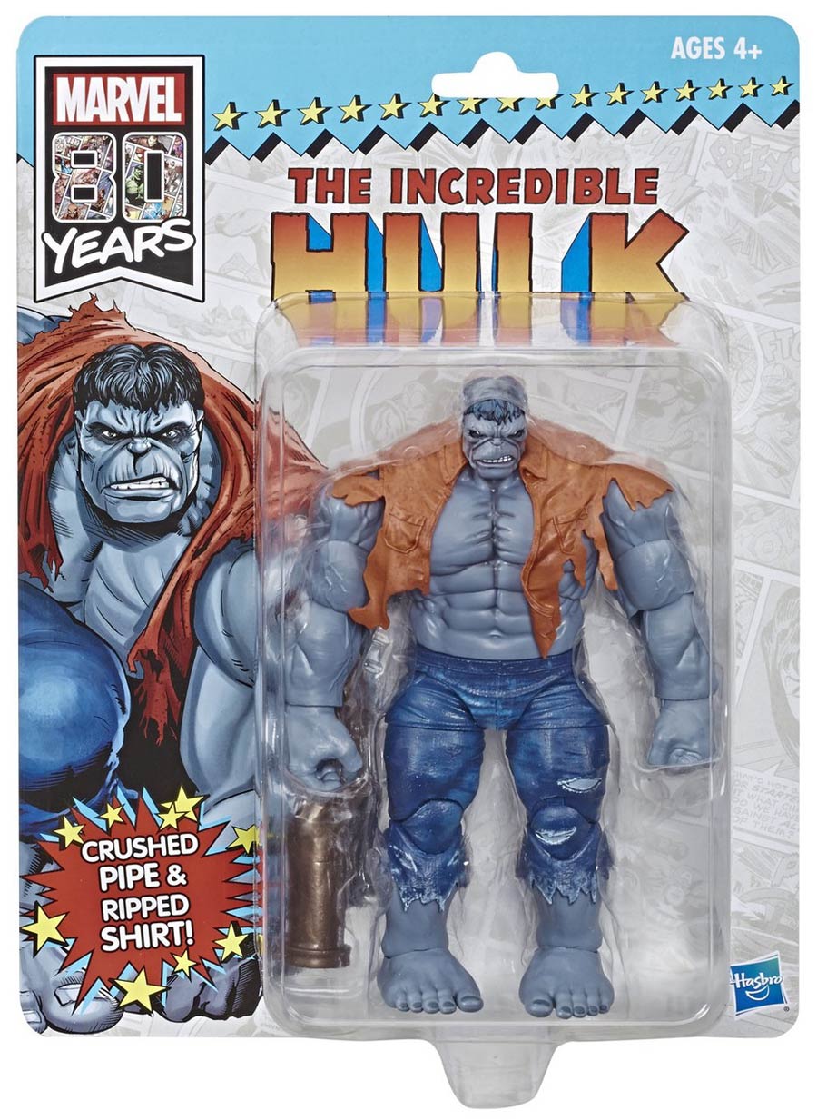Marvel Vintage Legends Deluxe 6-Inch Action Figure - Incredible Hulk