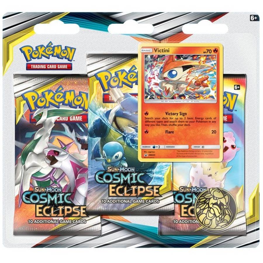 Pokemon TCG Cosmic Eclipse 3 Booster Blister Pack