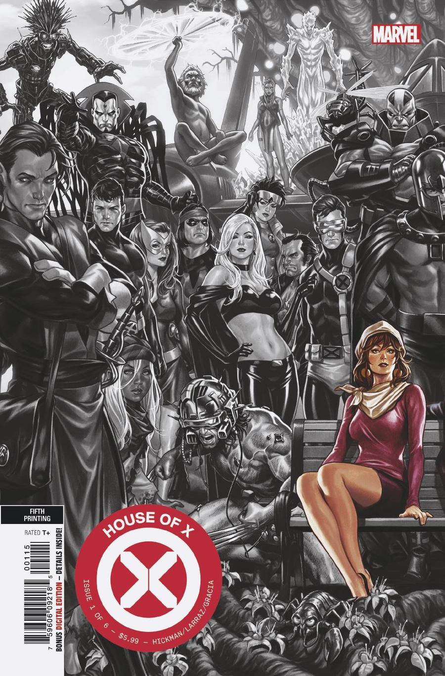 House Of X #1 Cover W 5th Ptg Variant Mark Brooks Cover