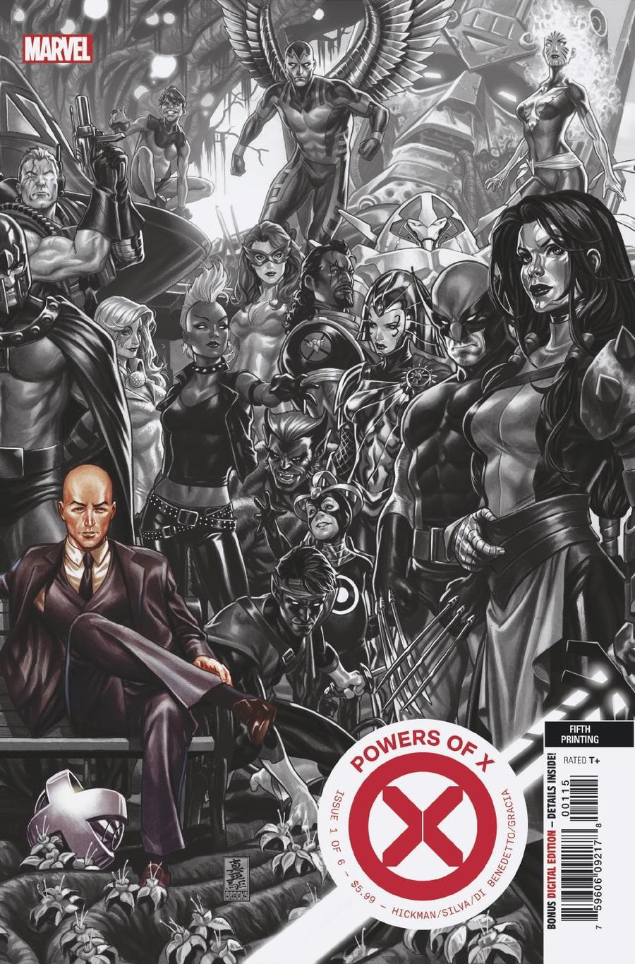 Powers Of X #1 Cover S 5th Ptg Variant Mark Brooks Cover