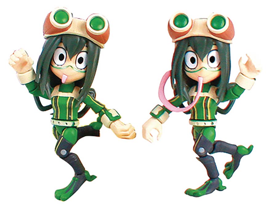 The Loyal Subjects x My Hero Academia Asui Mini Figure 12-Piece Solid Case