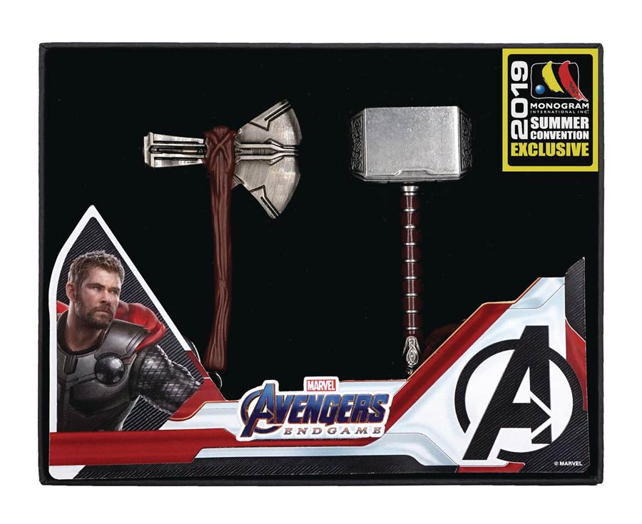 Avengers Endgame Hammer & Stormbreaker Keyring Set
