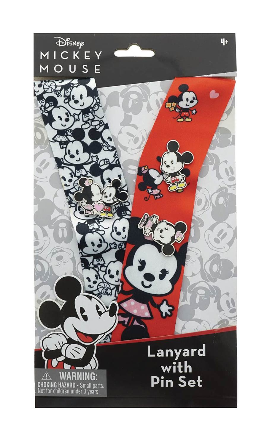 Mickey Deluxe Con Exclusive Lanyard With Enamel Pin Set