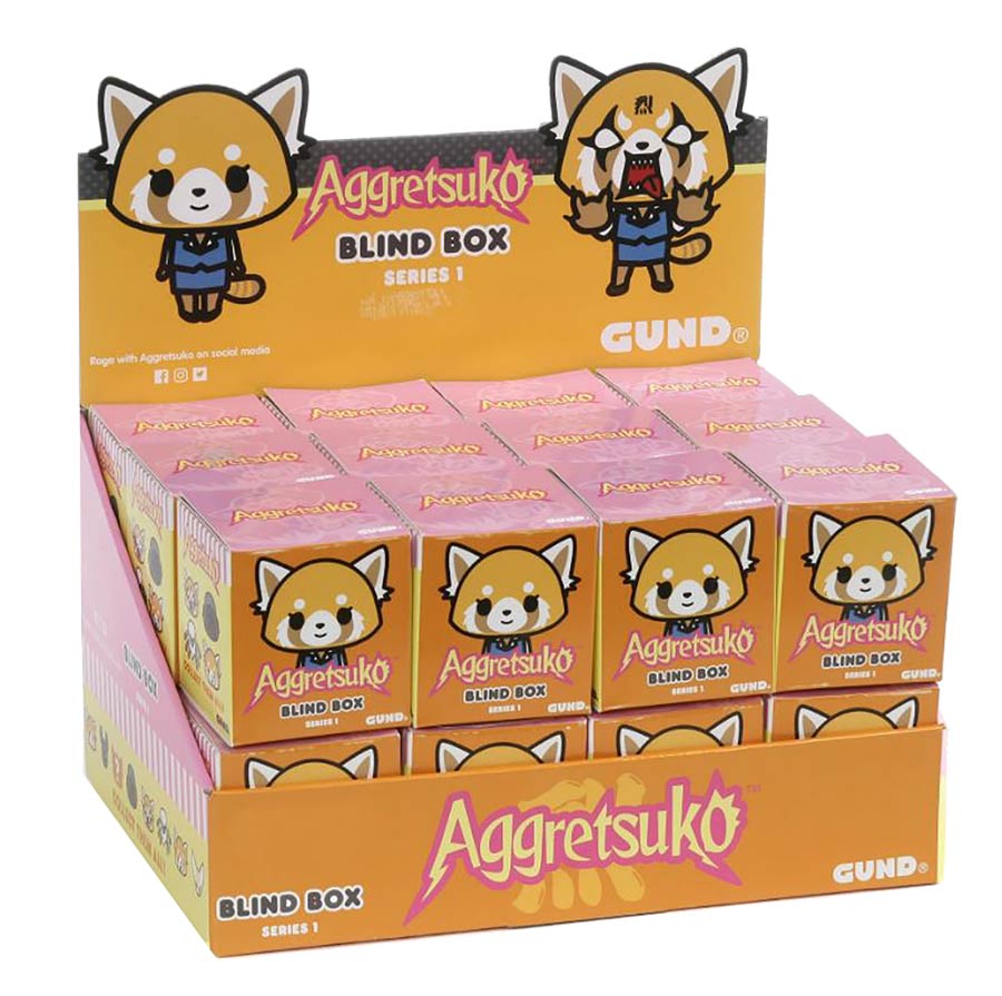 Aggretsuko Mini Plush Blind Mystery Box