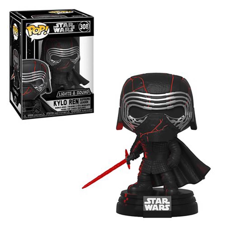 POP Star Wars Star Wars The Rise Of Skywalker Electronic Kylo Ren Vinyl Bobble Head