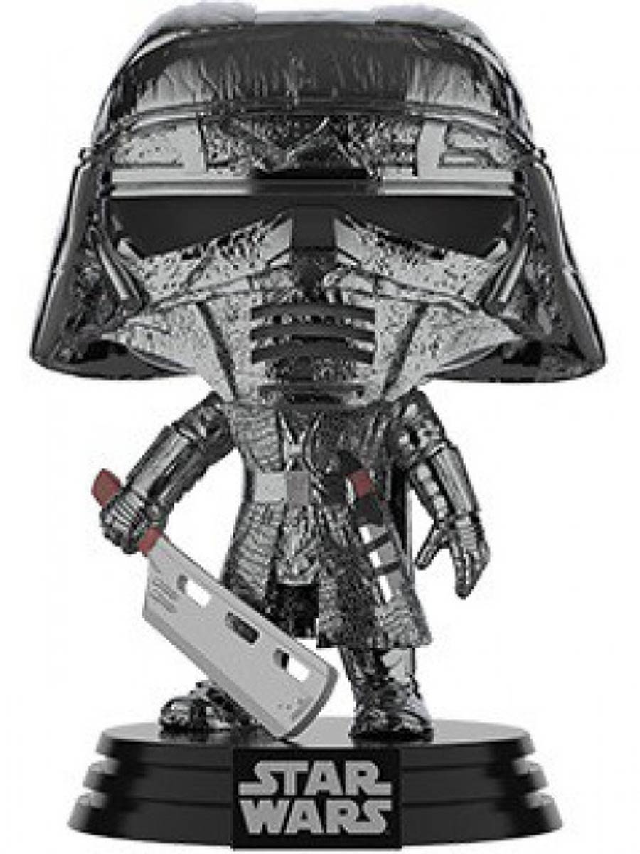 POP Star Wars Star Wars The Rise Of Skywalker Hematite Chrome Knight Of Ren Blade Vinyl Bobble Head