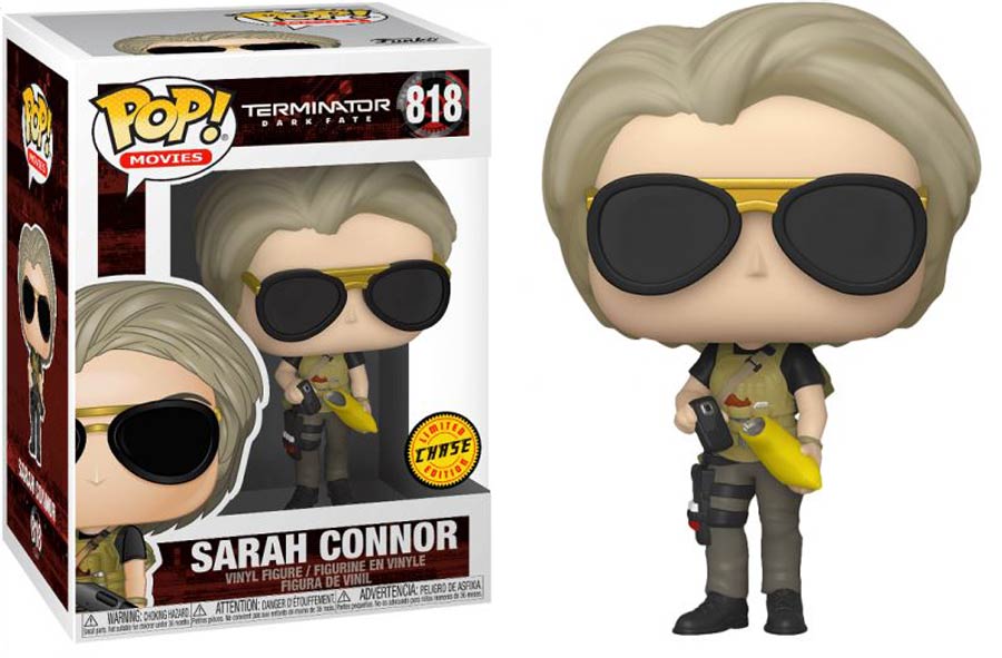 POP Movies Terminator Dark Fate Sarah Connor Chase Vinyl Figure