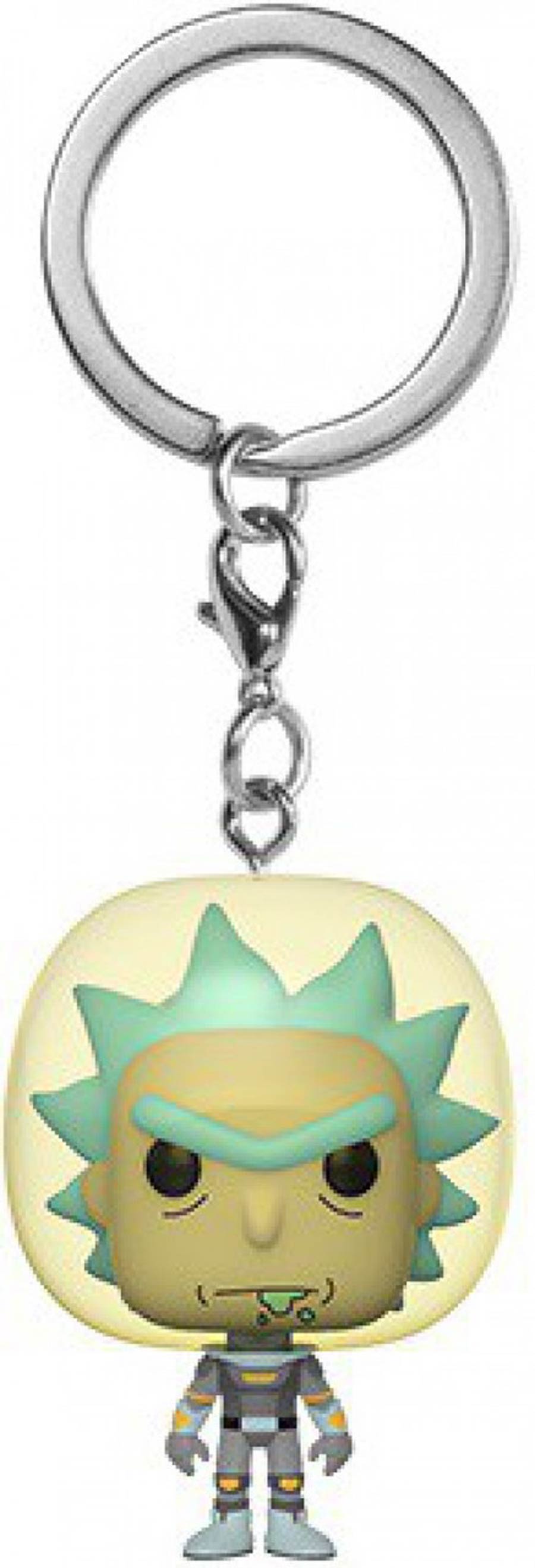 POP Keychain Rick And Morty Rick With Space Suit Vinyl Pocket Keychain