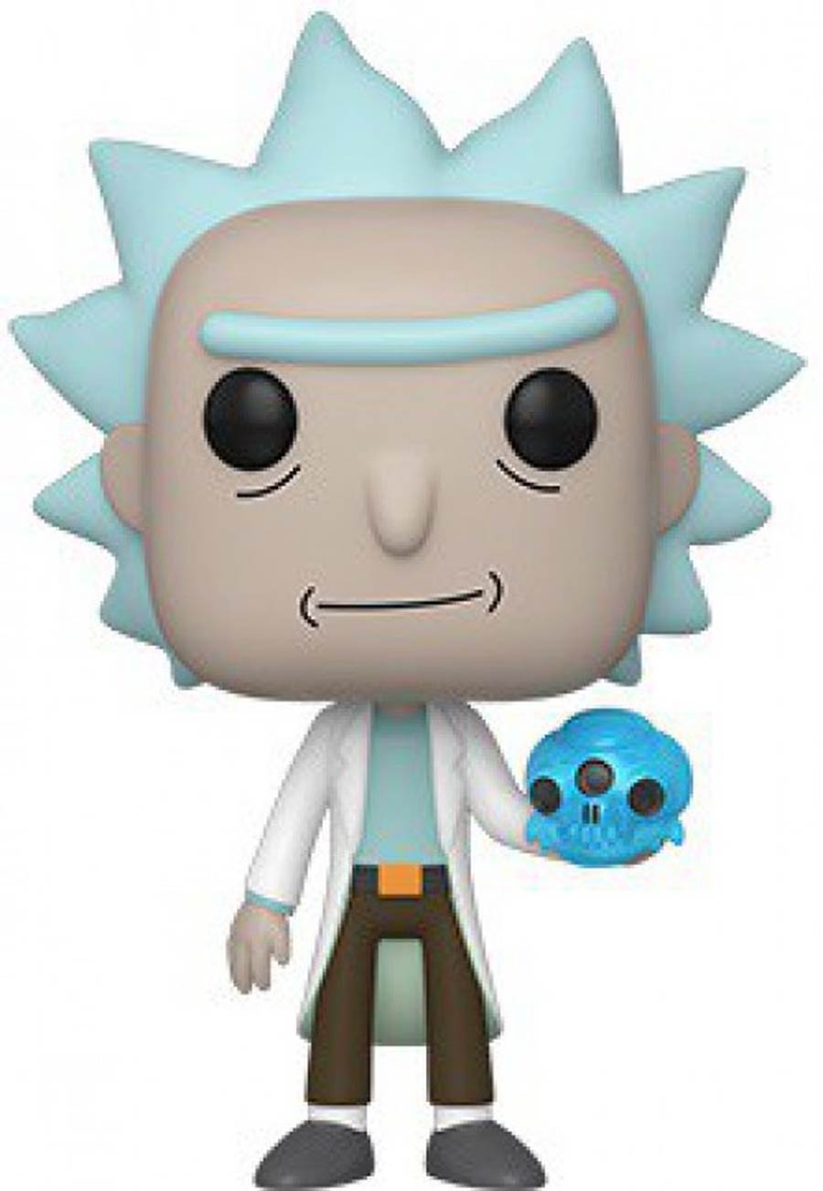 POP Animation Rick And Morty Rick With Crystal Skull Vinyl Figure