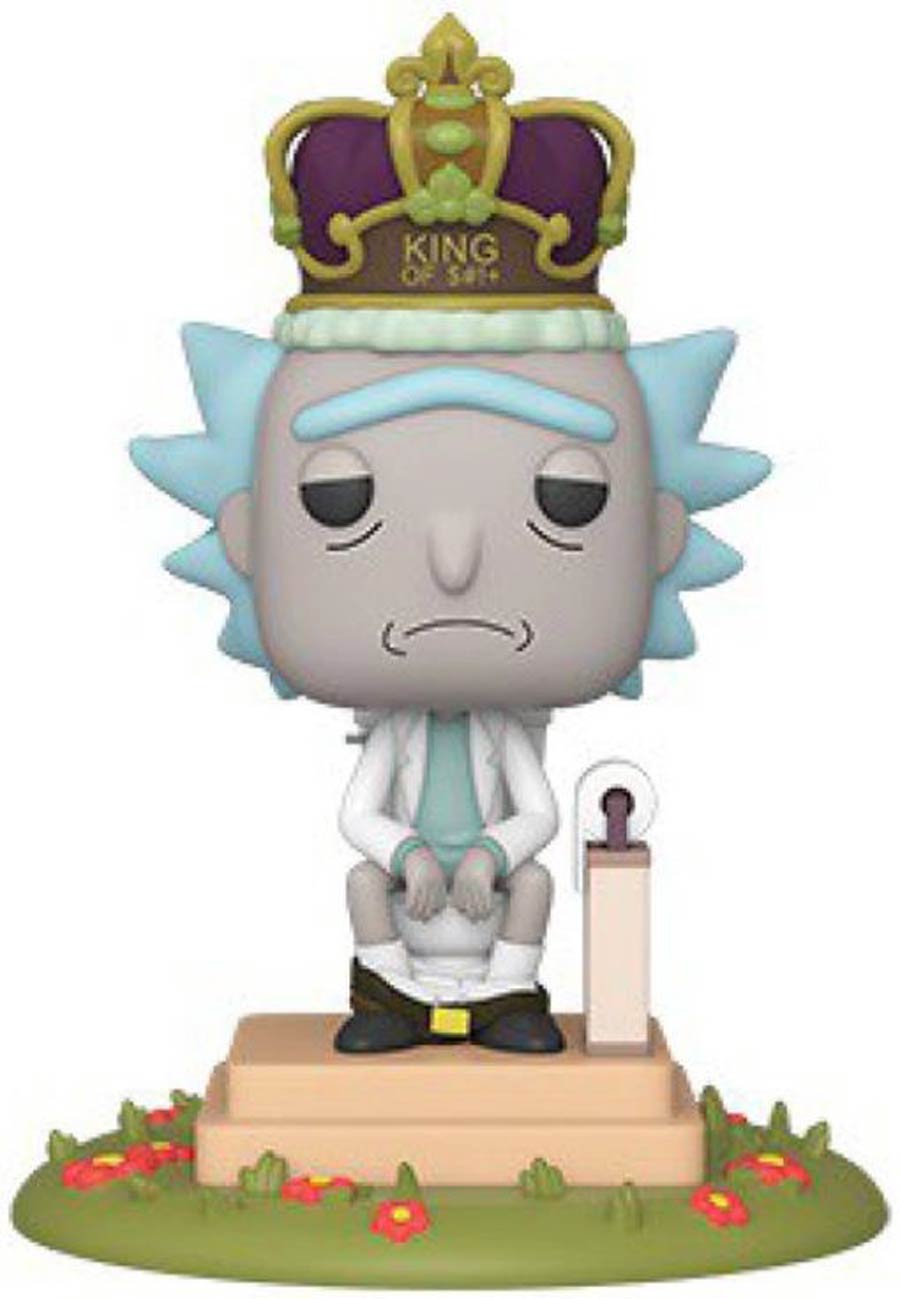 POP Deluxe Rick And Morty King Of $#!+ With Sound Vinyl Figure