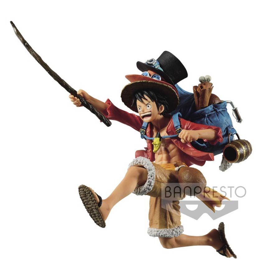 One Piece Three Brothers Figure - Monkey D. Luffy
