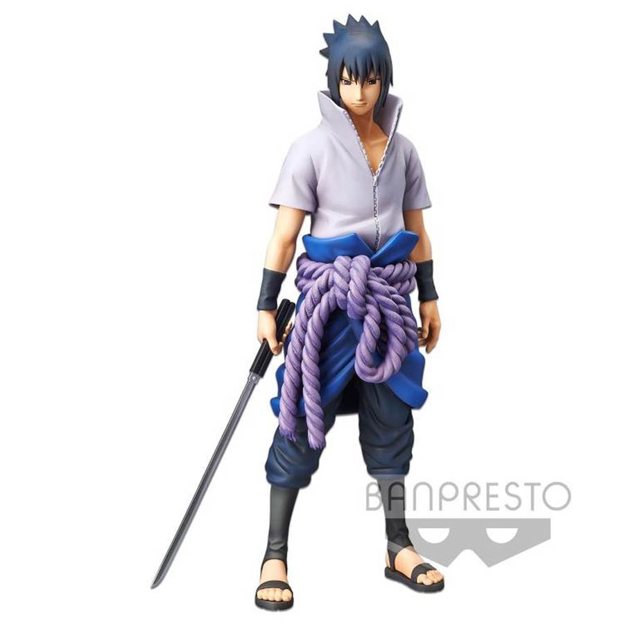 Naruto Shippuden Grandista Nero Figure - Uchiha Sasuke