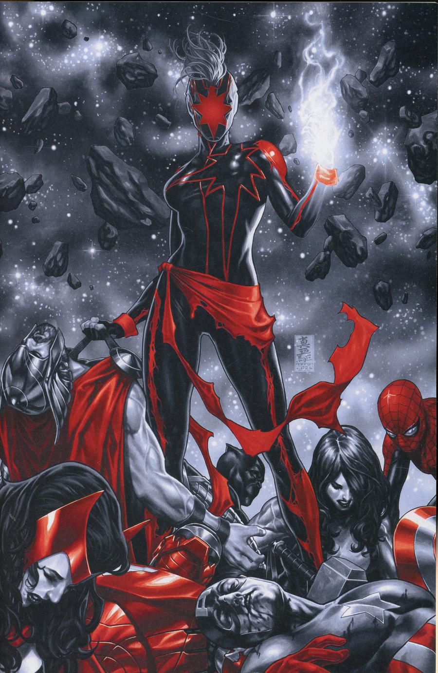 Captain Marvel Vol 9 #12 Cover E Incentive Mark Brooks Spot Color Virgin Cover