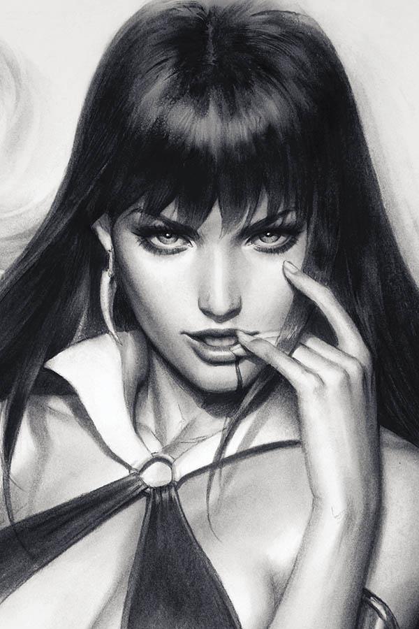 Vampirella Vol 8 #5 Cover N Incentive Stanley Artgerm Lau Sneak Peek Virgin Charcoal Cover