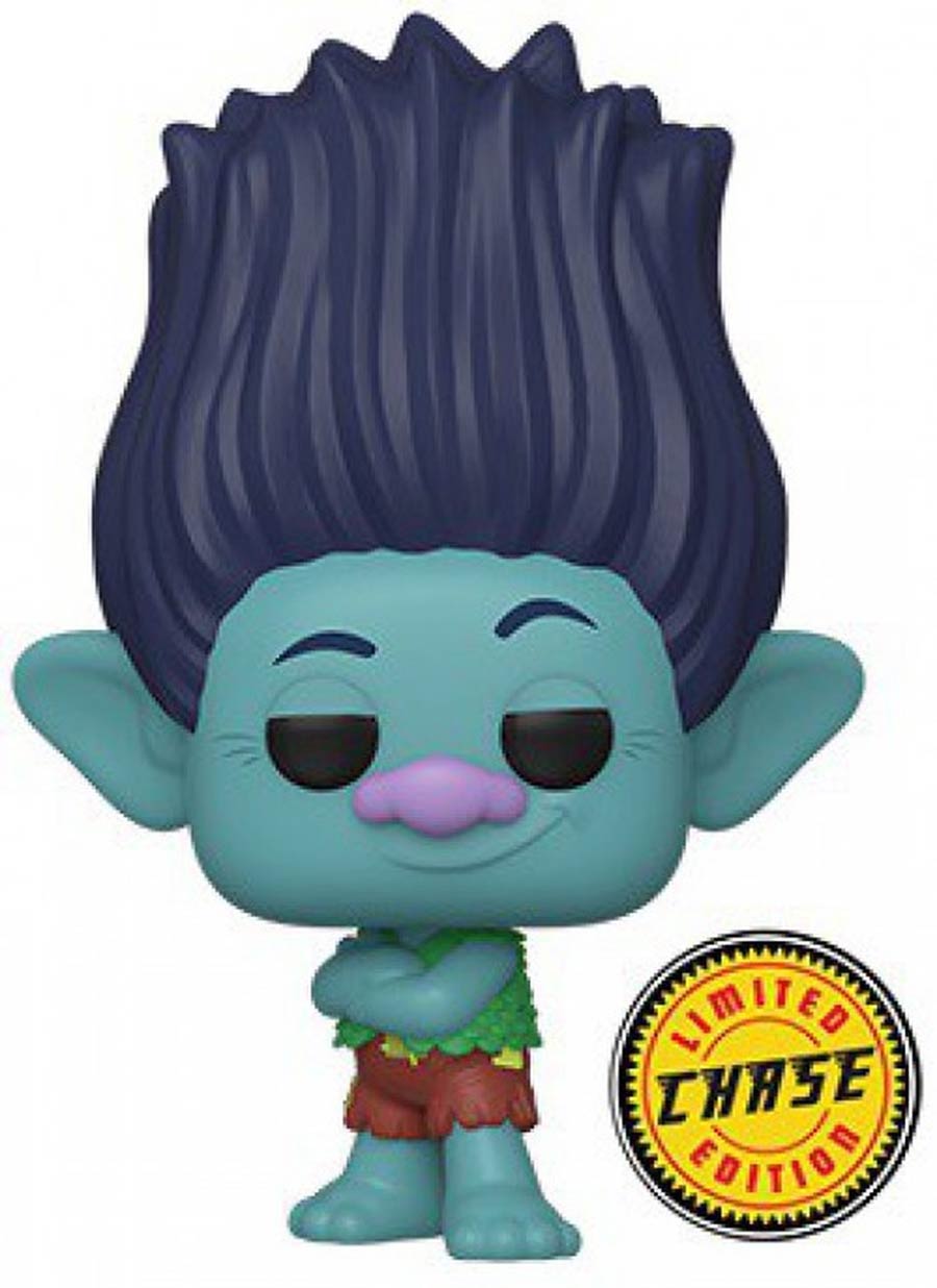 POP Movies Trolls World Tour Branch Chase Vinyl Figure