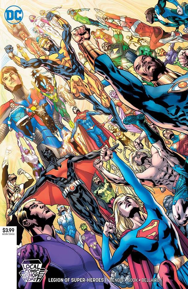 LCSD 2019 Legion Of Super-Heroes Vol 8 #1 Variant Bryan Hitch Cover