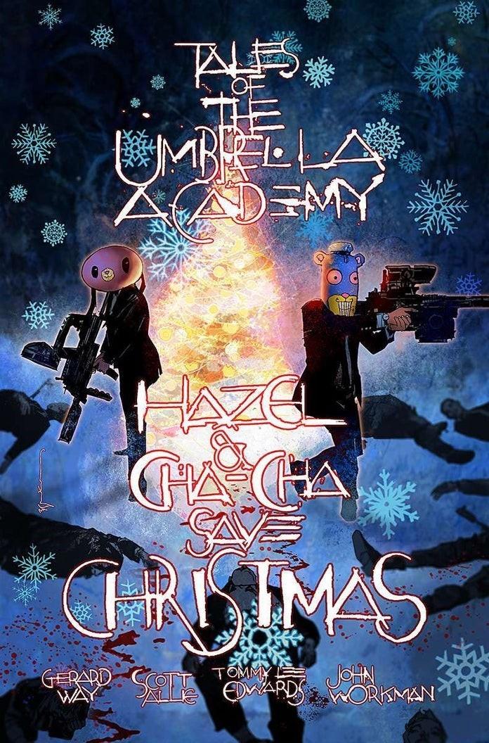 LCSD 2019 Hazel And Cha Cha Save Christmas Tales From The Umbrella Academy Variant Bill Sienkiewicz Cover