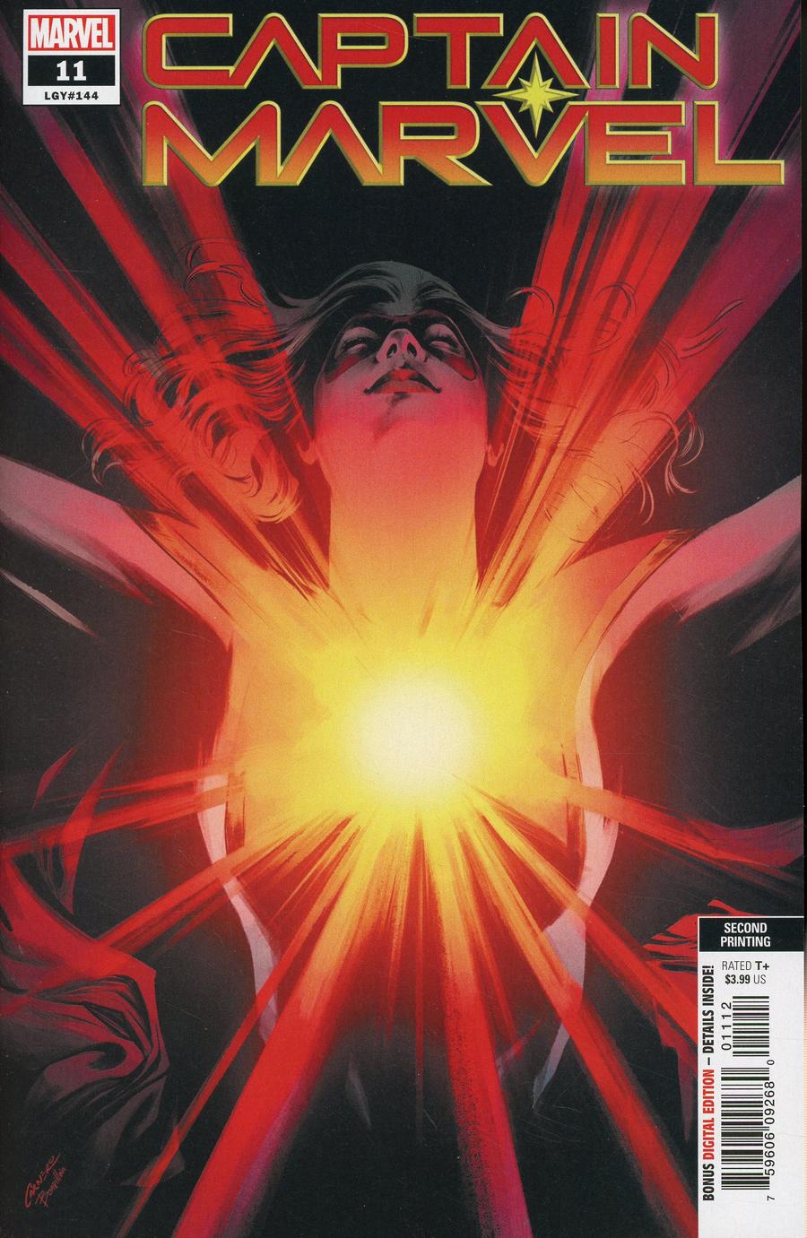 Captain Marvel Vol 9 #11 Cover C 2nd Ptg Carmen Carnero Variant Cover
