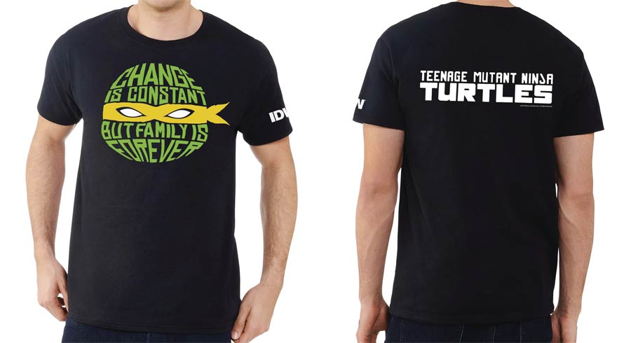 Teenage Mutant Ninja Turtles Family Is Forever T-Shirt Large