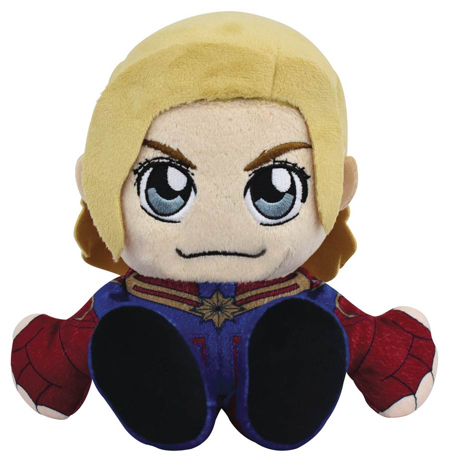 Marvel 8-Inch Kuricha Sitting Plush Figure - Captain Marvel