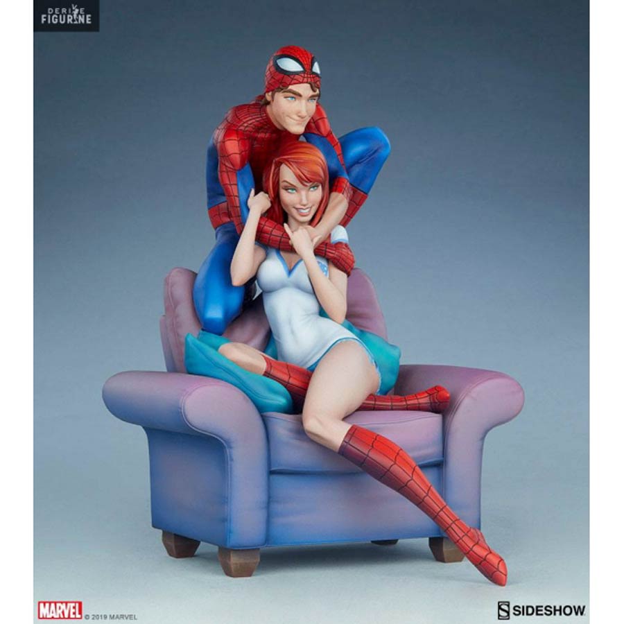 Spider-Man And Mary Jane 12.5-inch Maquette Statue