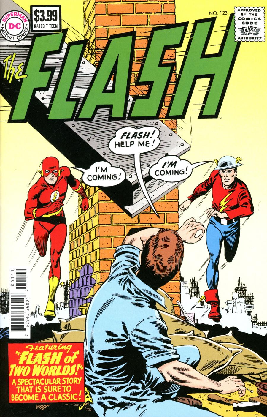 Flash #123 Cover B Facsimile Edition