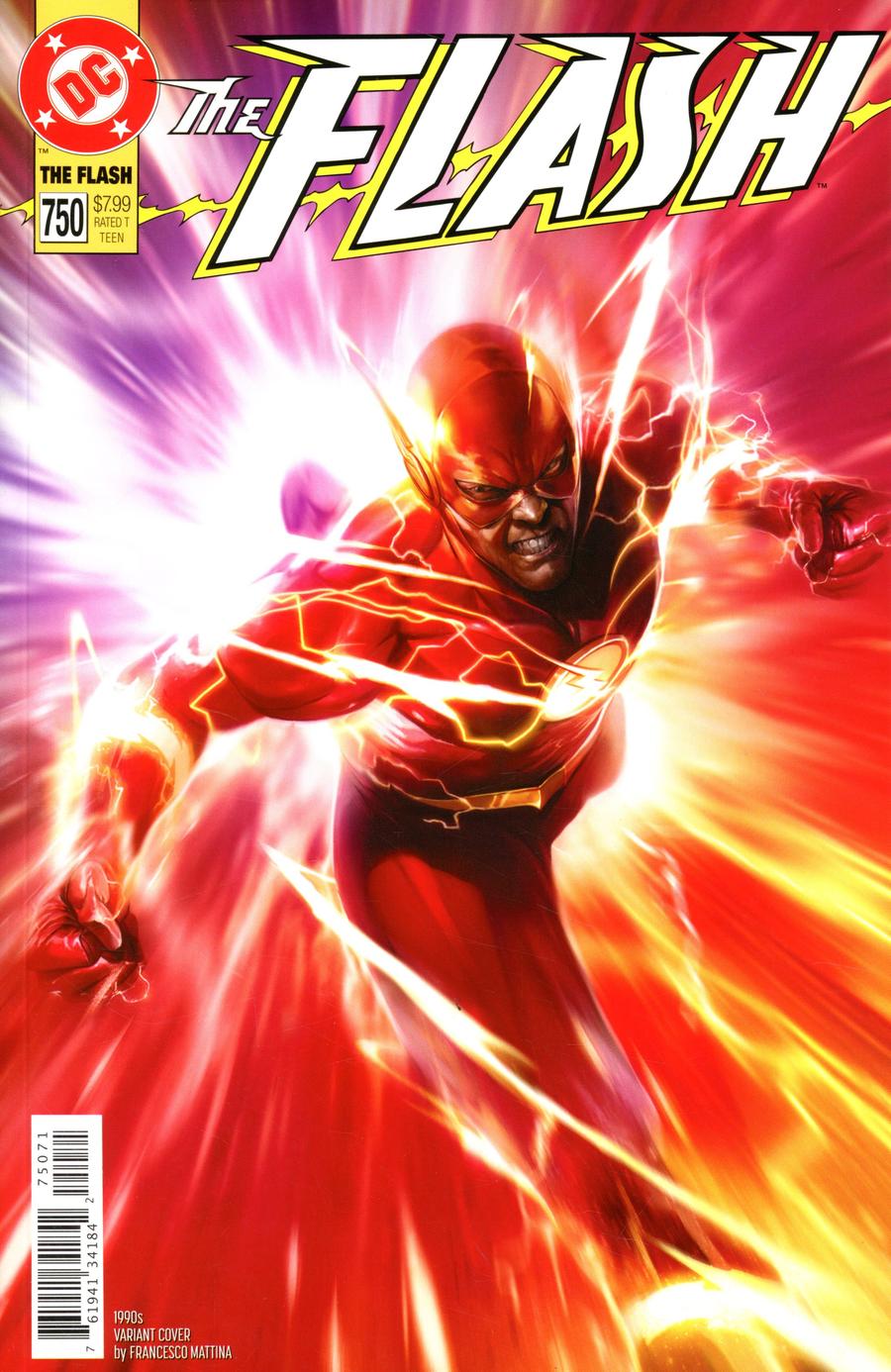 Flash Vol 5 #750 Cover G Variant Francesco Mattina 1990s Cover