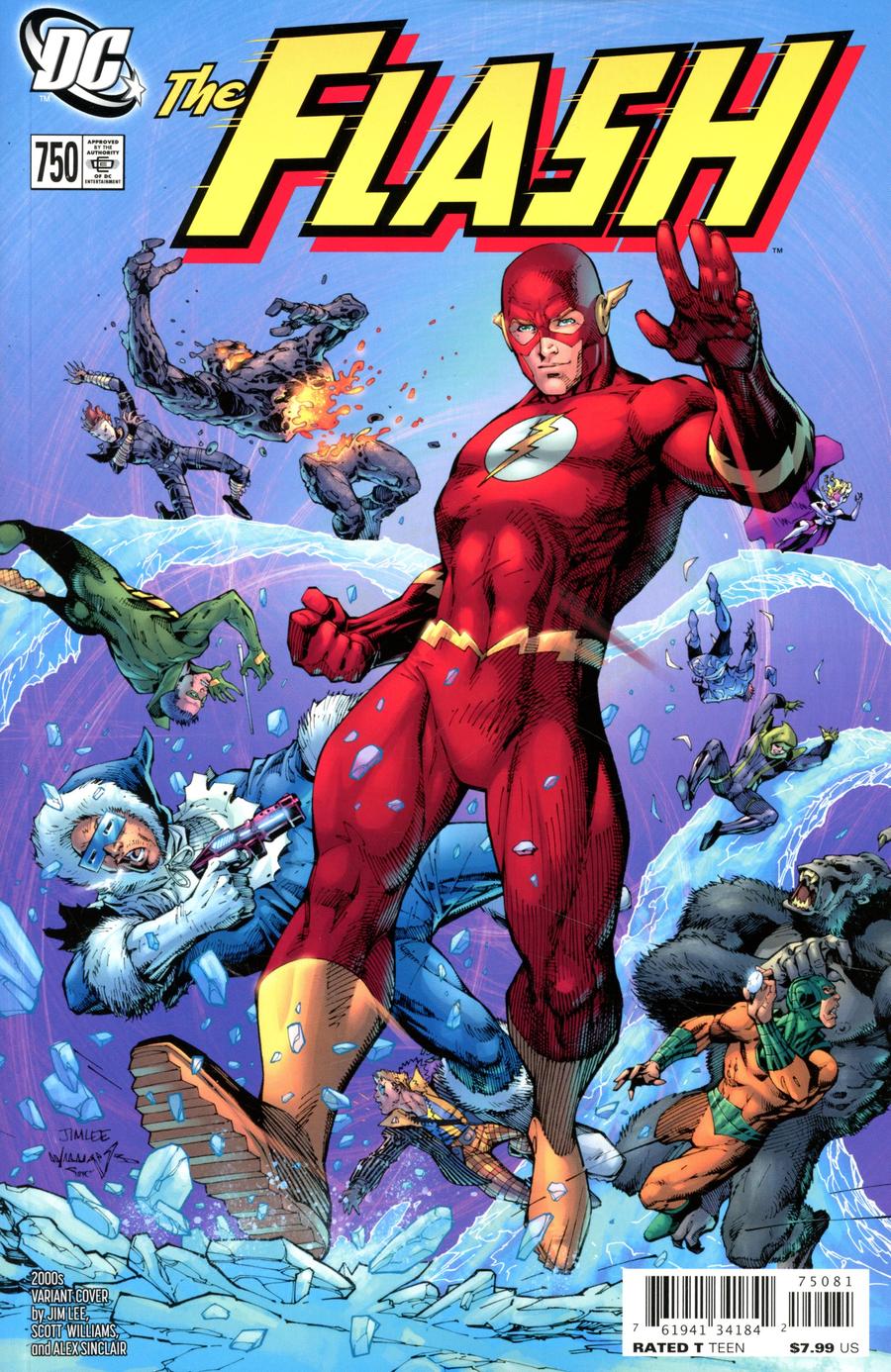 Flash Vol 5 #750 Cover H Variant Jim Lee & Scott Williams 2000s Cover