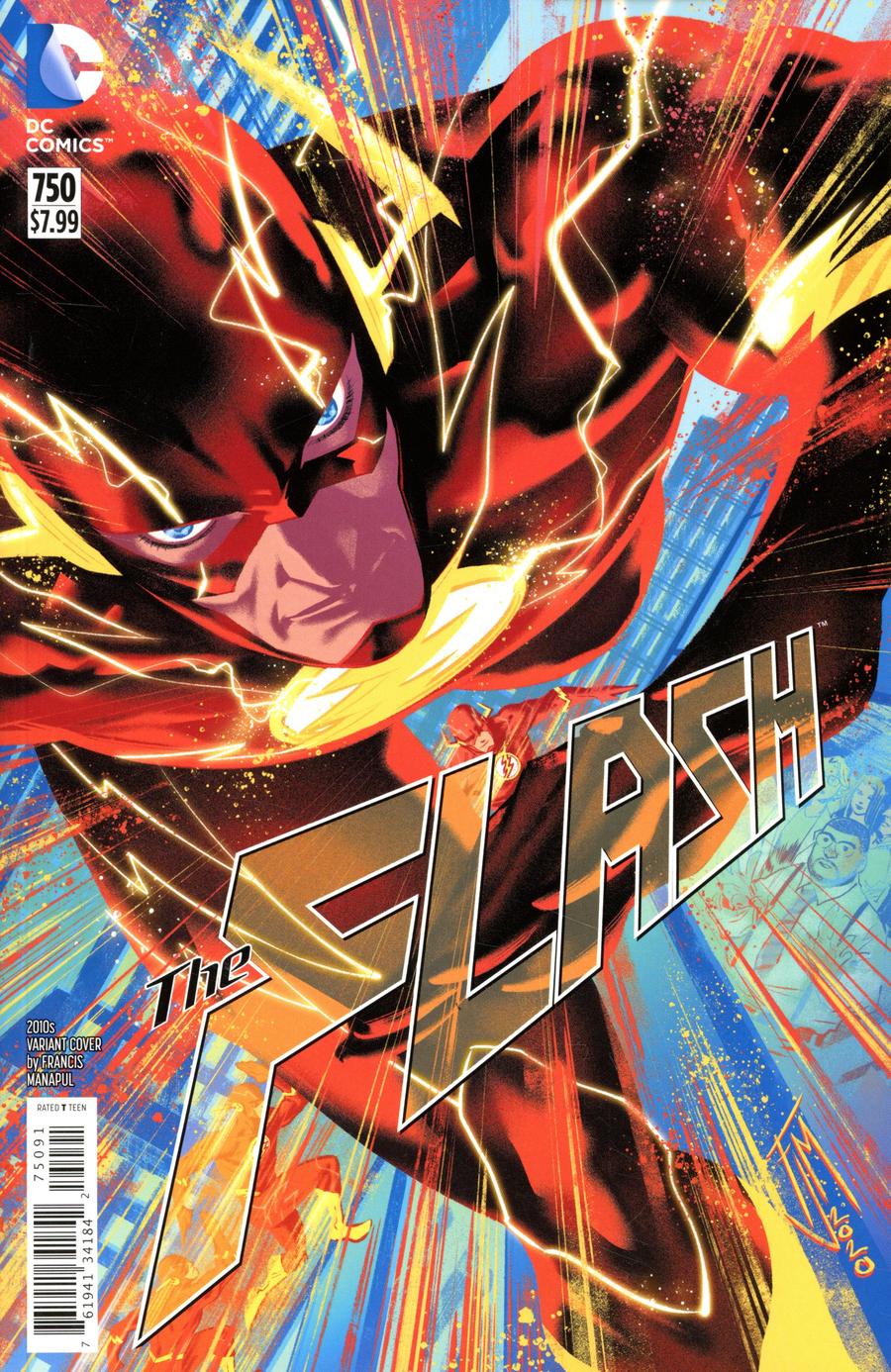 Flash Vol 5 #750 Cover I Variant Francis Manapul 2010s Cover