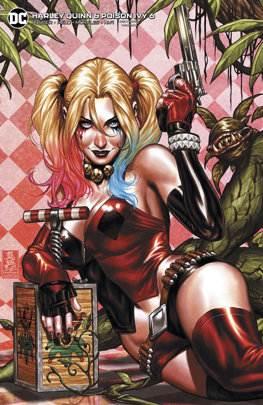 Harley Quinn And Poison Ivy #6 Cover B Variant Mark Brooks Harley Quinn Card Stock Cover