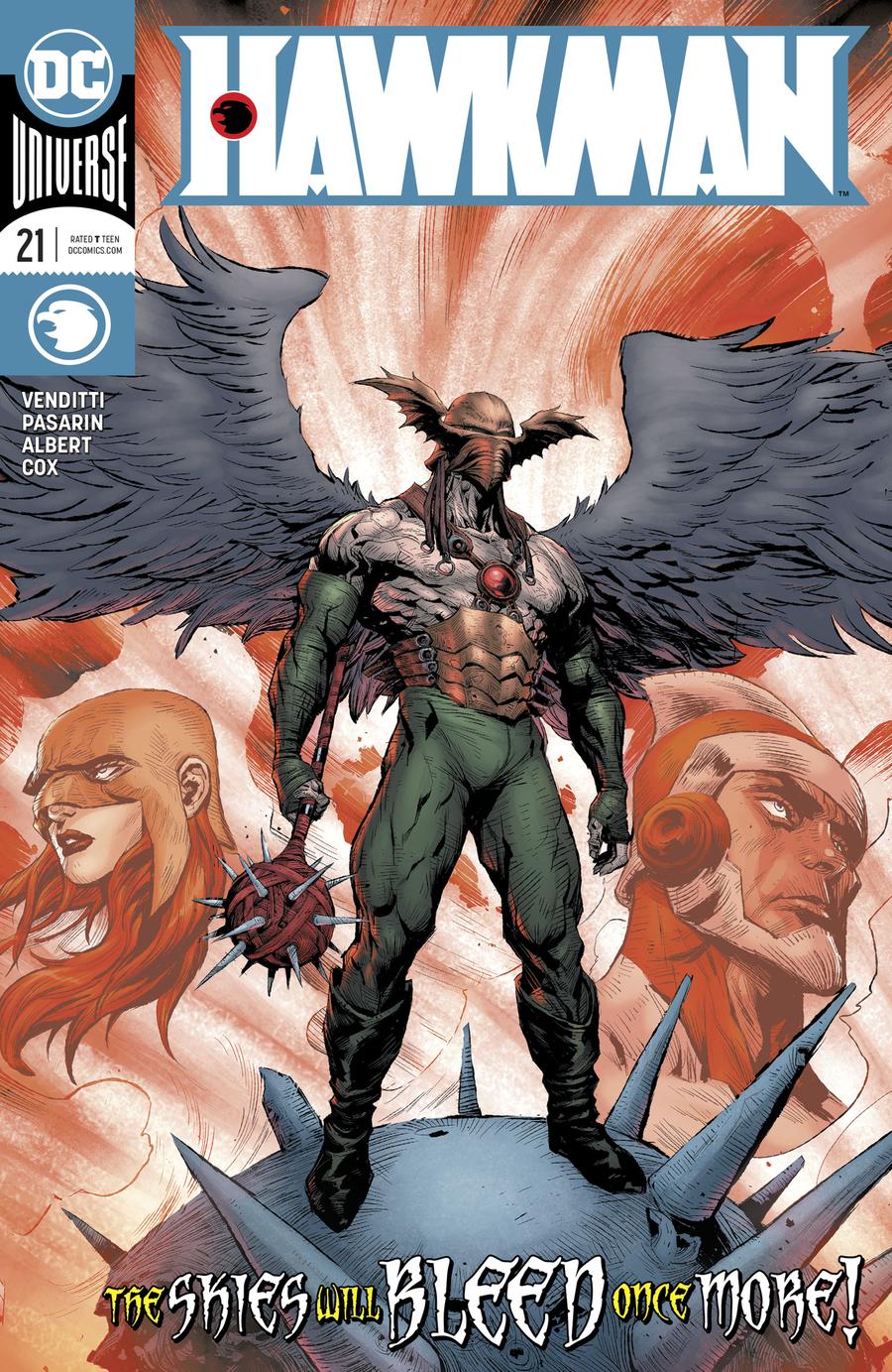 Hawkman Vol 5 #21 Cover A Regular Raymund Bermudez Cover