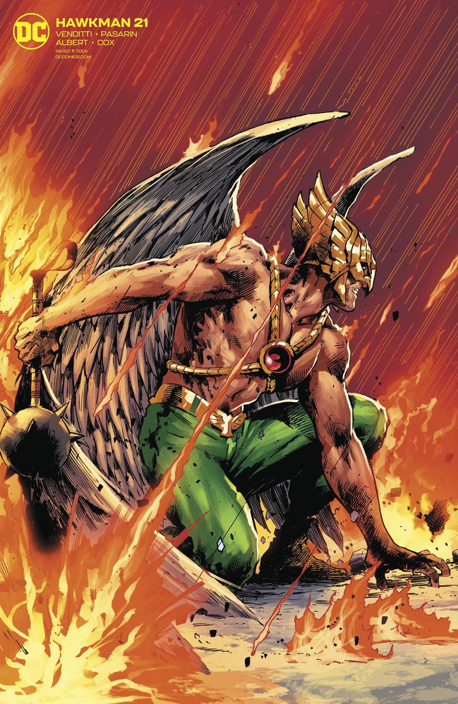 Hawkman Vol 5 #21 Cover B Variant Trevor Hairsine Cover