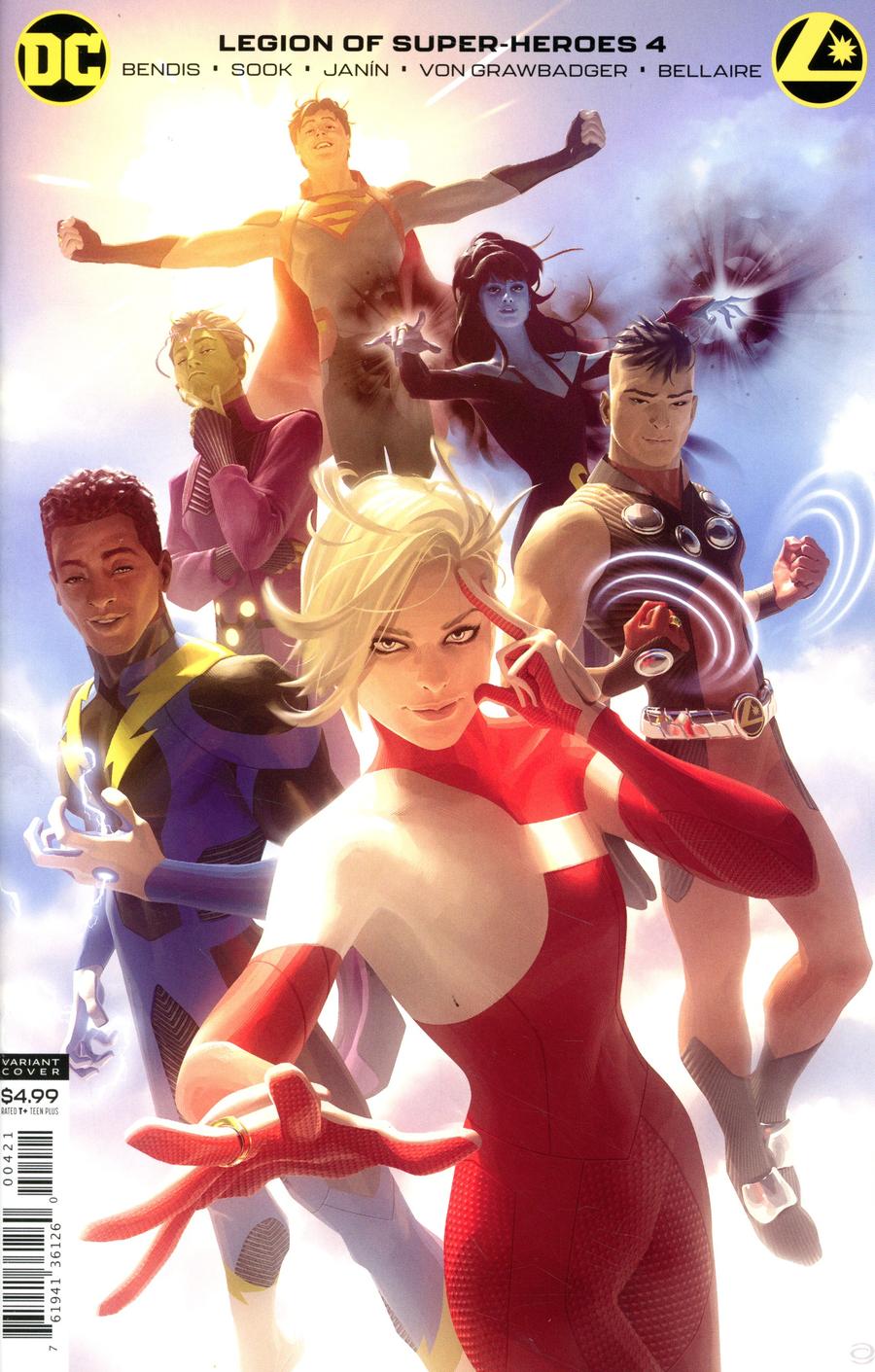 Legion Of Super-Heroes Vol 8 #4 Cover B Variant Alex Garner Card Stock Cover