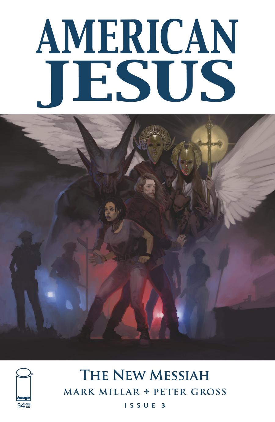 American Jesus New Messiah #3 Cover A Regular Top Secret Cover