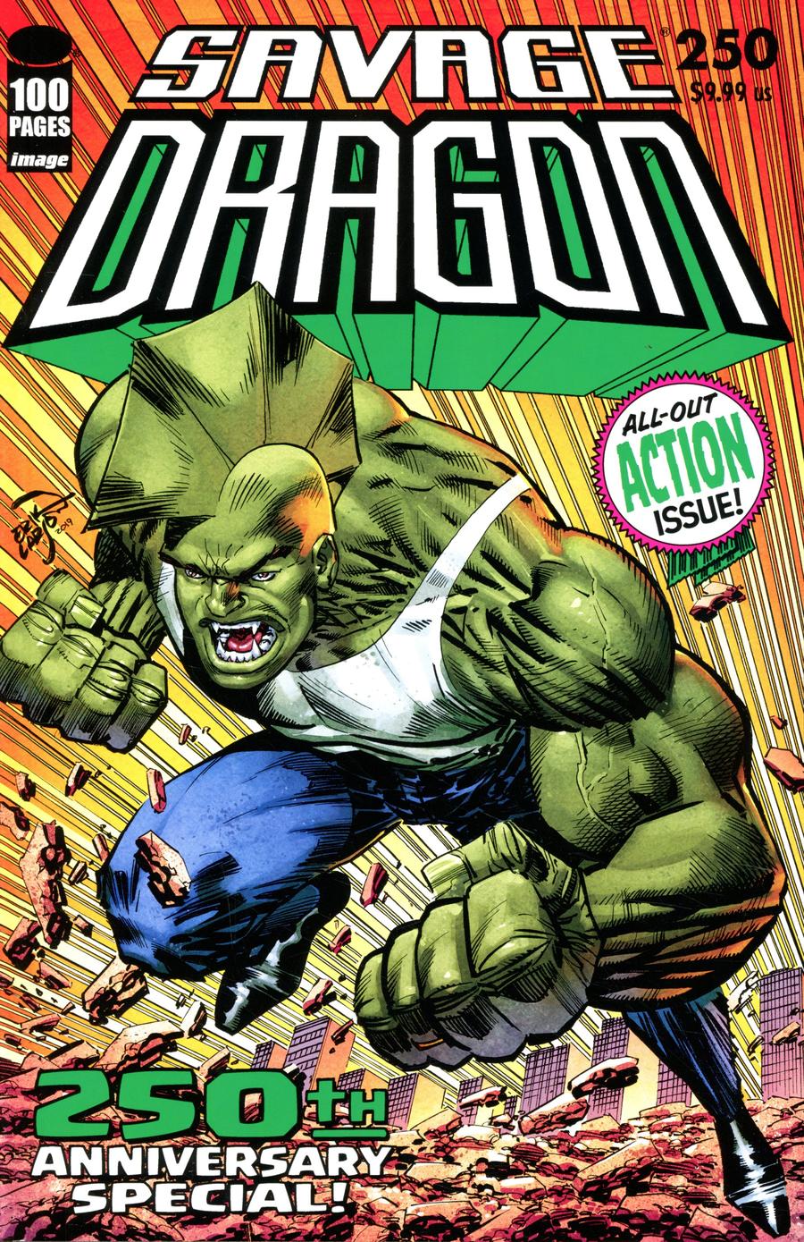 Savage Dragon Vol 2 #250 Cover A 1st Ptg Regular Erik Larsen Cover