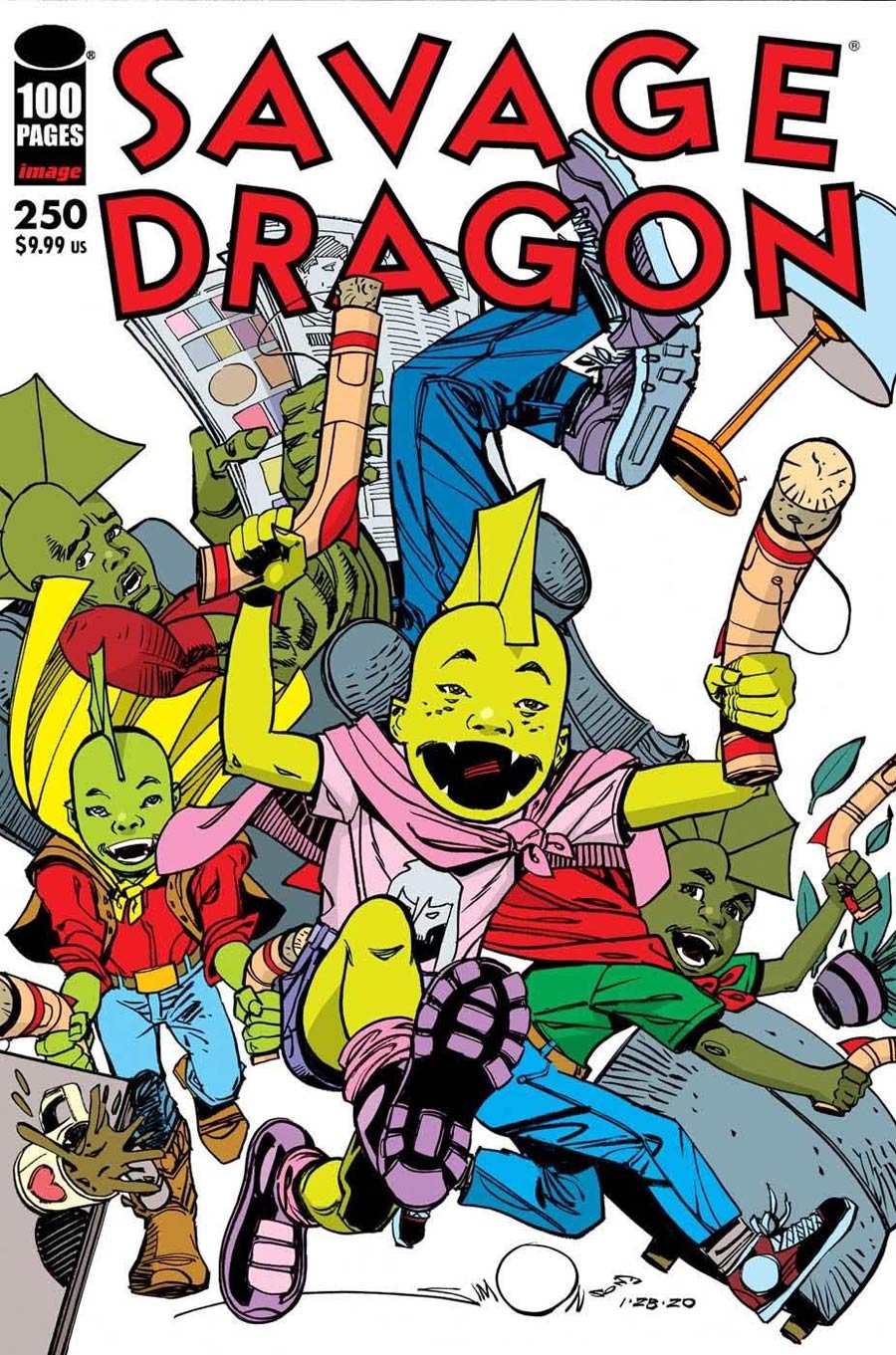 Savage Dragon Vol 2 #250 Cover D Variant Walter Simonson Cover