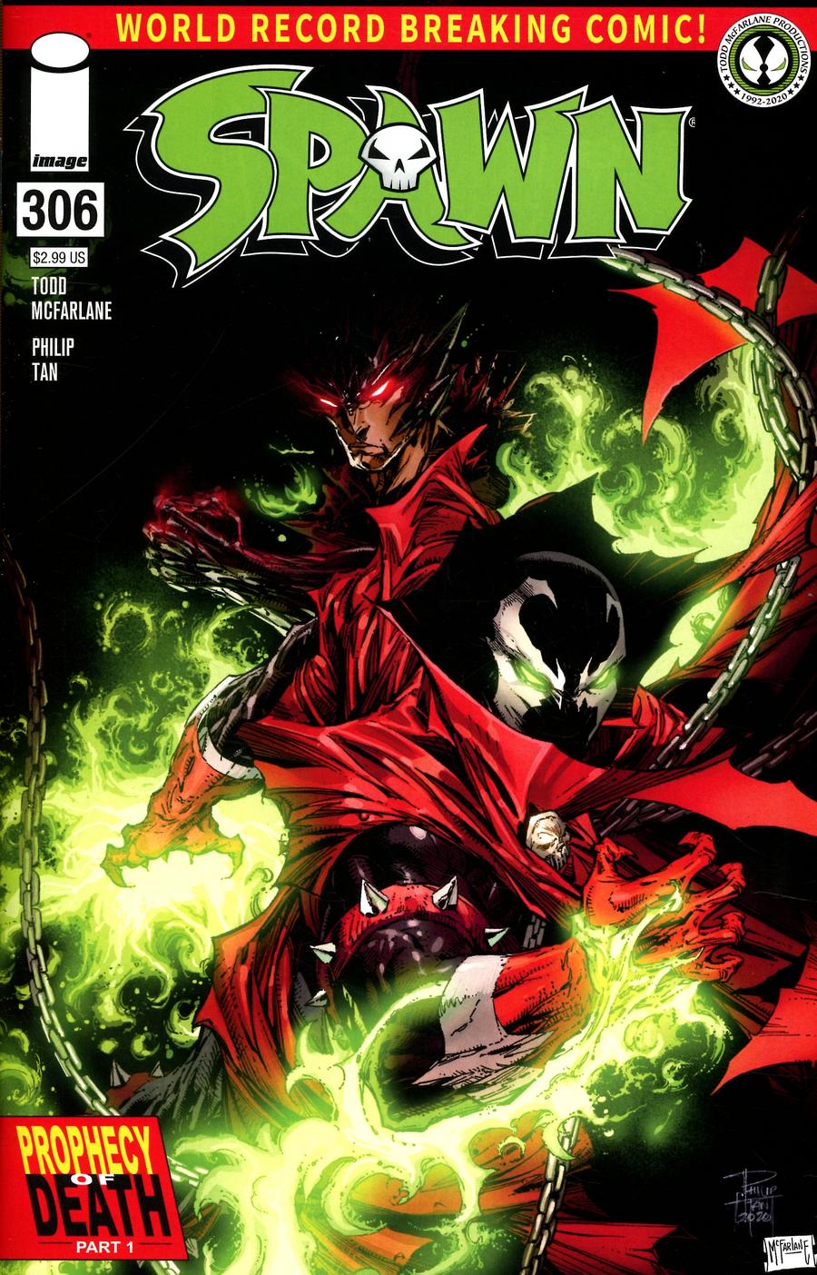 Spawn #306 Cover A Regular Philip Tan & Todd McFarlane Cover