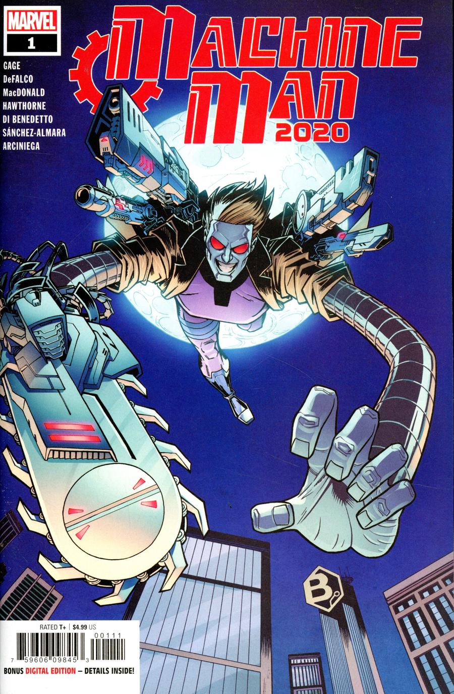 2020 Machine Man #1 Cover A Regular Nick Roche Cover