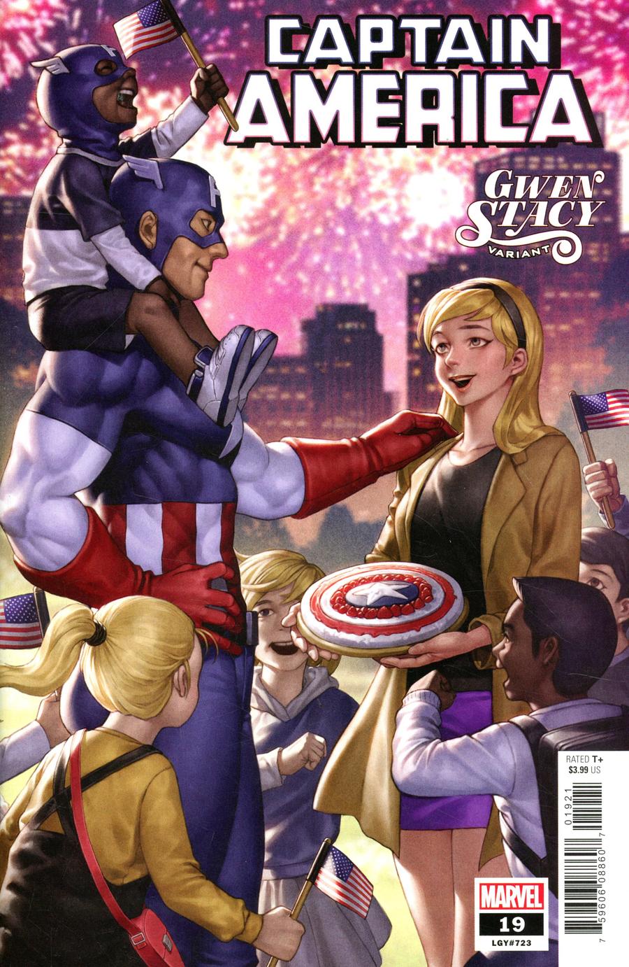 Captain America Vol 9 #19 Cover B Variant Junggeun Yoon Gwen Stacy Cover